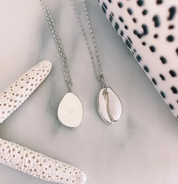 Collier coquillage cauri