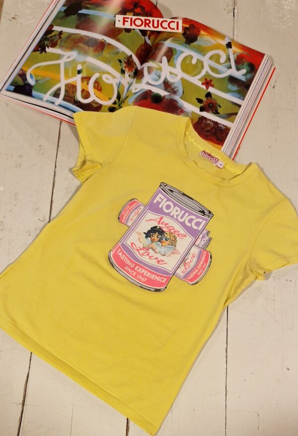Kid's corner: t-shirt Fiorucci yellow