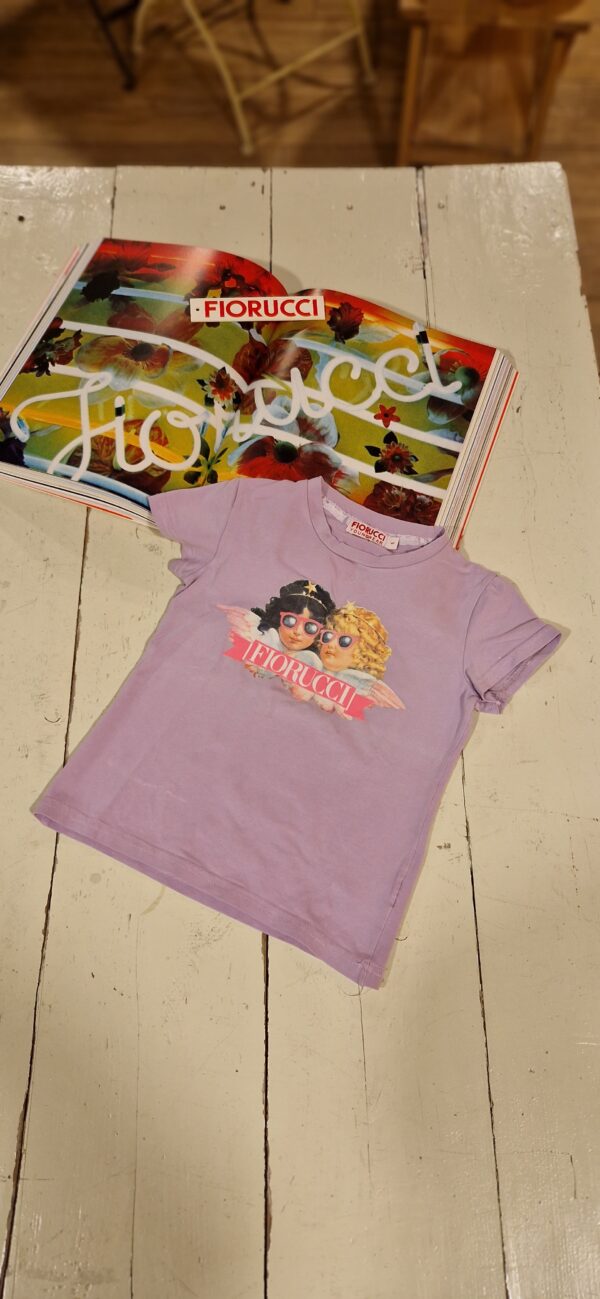 Kid's corner: t-shirt Fiorucci purple