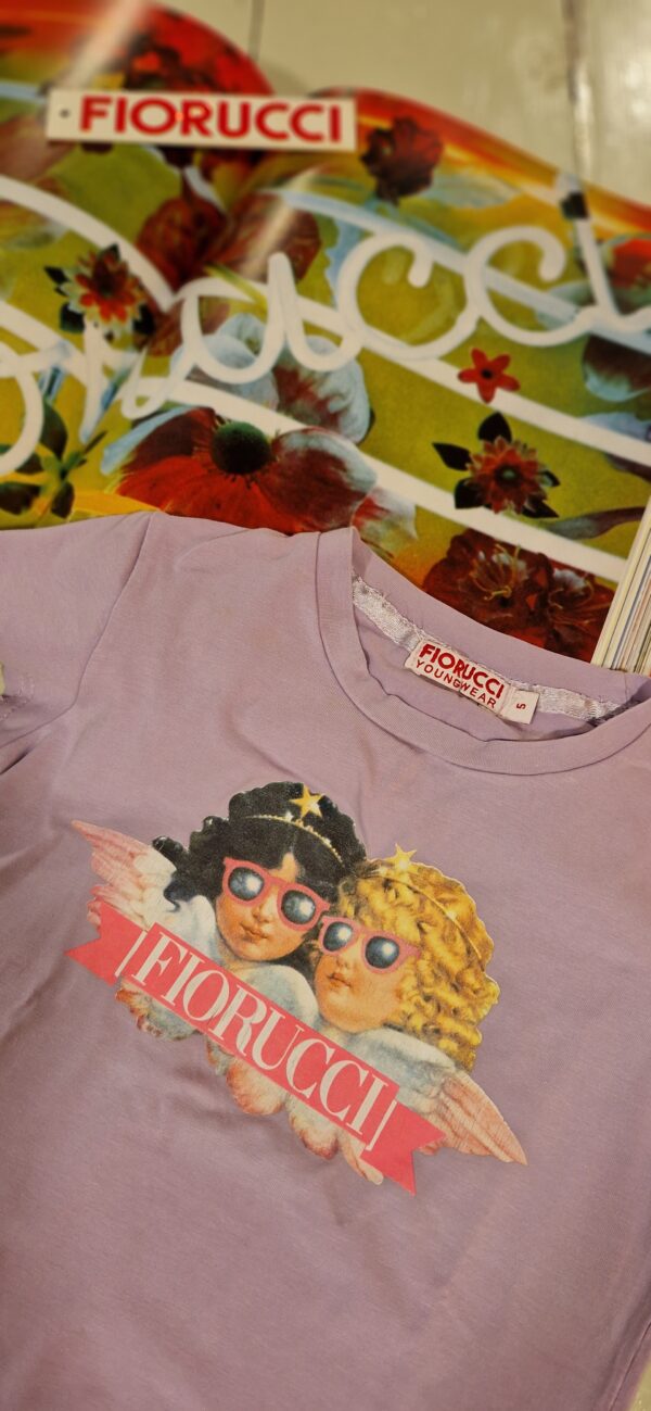 Kid's corner: t-shirt Fiorucci purple – Image 2