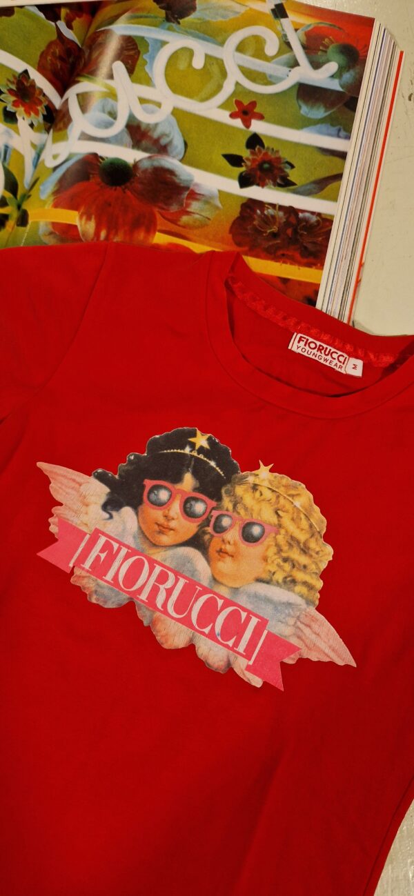 Kid's corner: t-shirt Fiorucci red – Image 2